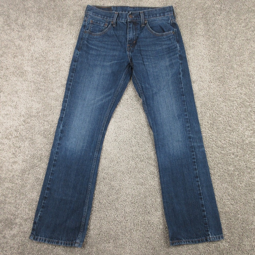 Levis Jeans Mens 30x32 Blue 527 Slim Bootcut Western Cowboy Rodeo Denim Pants